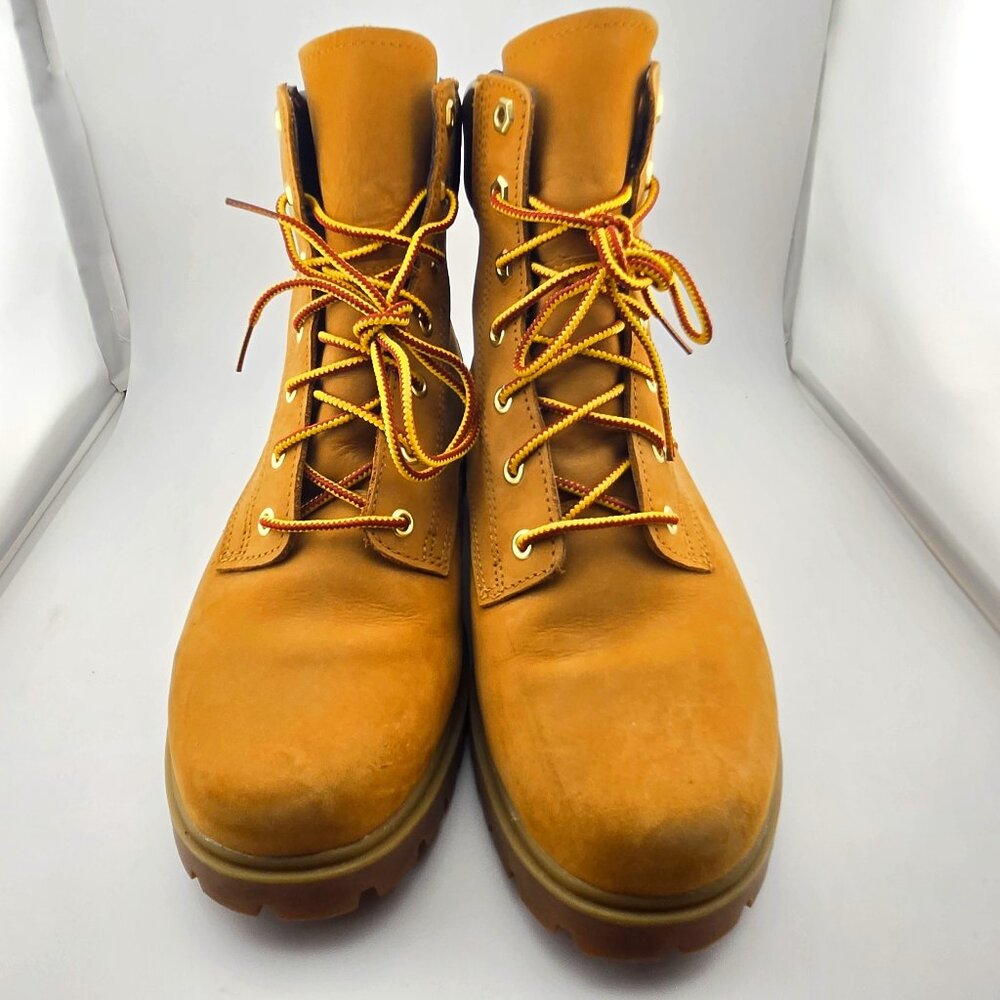 Timberland Jayne 6" Waterproof Wheat Nubuck Boots Women’s Size 7.5